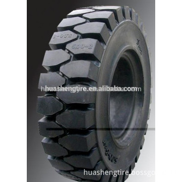 Manufactuer solid tire5.00-8 solid forklift tire used for industrial vehicle